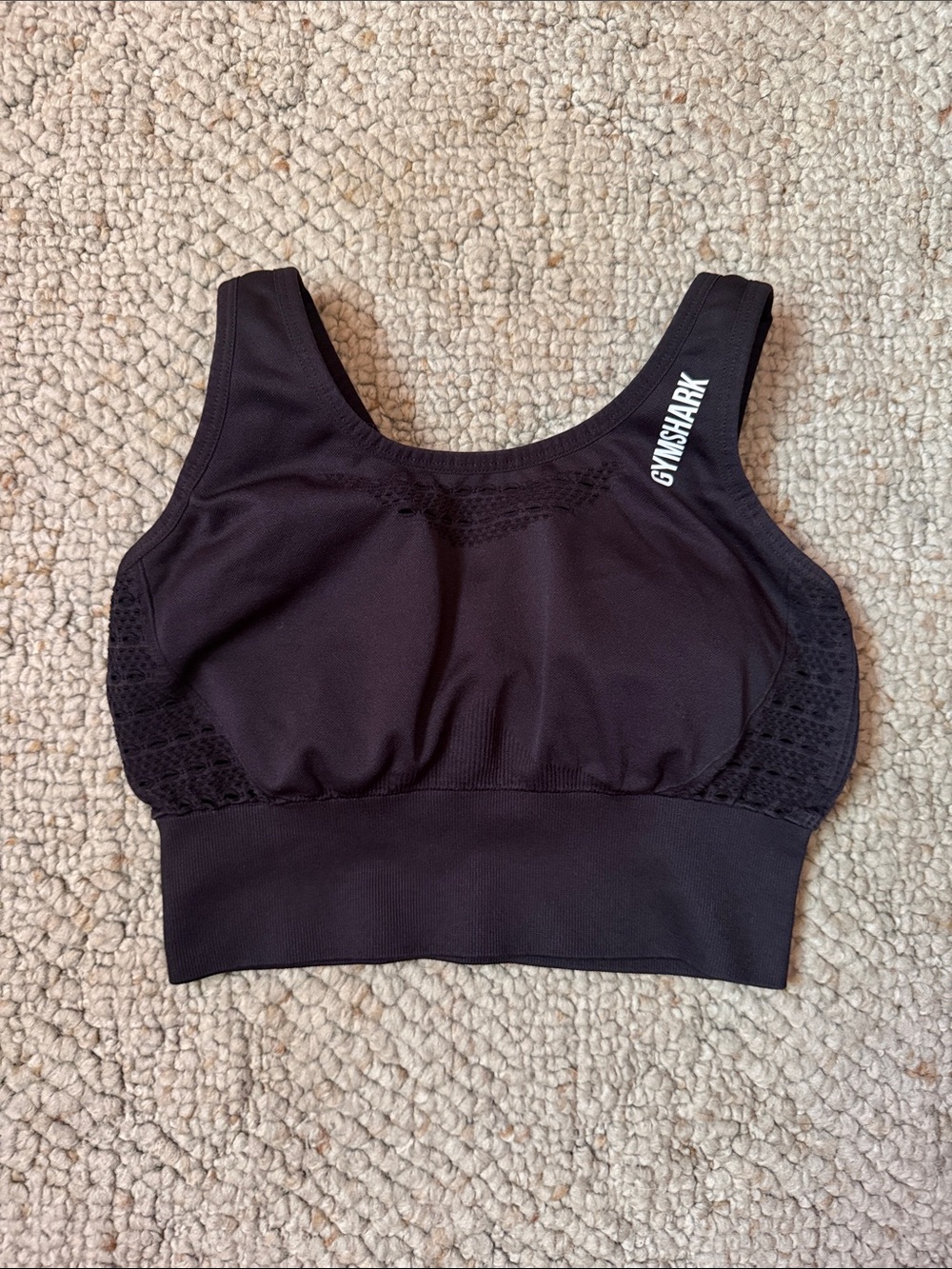 Gymshark Energy Black Seamless  Sports Bra